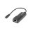 Adaptador USB Tipo C Lanberg NC-1000-02 RJ-45 Gigabit Negro