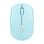 Ratón NATEC inalámbrico Bluetooth + USB 1600 DPI ambidiestro azul claro