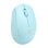 Ratón NATEC inalámbrico Bluetooth + USB 1600 DPI ambidiestro azul claro