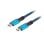 Cabo Lanberg USB4 Gen 2x2 0,5 m USB C para USB C 40 Gbit/s Preto Azul