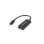 Adaptador Lanberg AD-UC-DP-01 USB C a DisplayPort 0,15m Macho-Hembra Derecho