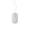 Rato Gembird com fio 1200 DPI Ambidestro 4 Botões Prateado Branco
