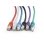 Netzwerkkabel Gembird PP6A-LSZHCU-V-0.5M Cat6a S/FTP RJ-45 Violett LSZH