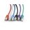 Netzwerkkabel Gembird PP6A-LSZHCU-V-0.5M Cat6a S/FTP RJ-45 Violett LSZH