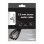Cable de audio Gembird CCAP-444-1M 3.5mm macho-macho 1m negro