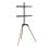 Soporte TV Gembird TVS-65S-01 Base Giratoria Gestión Cables 32-65" 32kg 600x400mm Negro/Madera