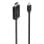 Cable conversor Aisens A125-0886 Mini DisplayPort a HDMI 4K@60Hz 1m Negro cobre alta pureza