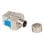 Conector RJ-45 Lanberg KSF8-4000 Hembra Plano Azul Plata LSA Fósforo/Bronce