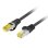 Cabo de Rede Lanberg PCF6A-10CU-0150-BK 1,5m Cat6a S/FTP Preto Alto Desempenho