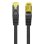Cabo de Rede Lanberg PCF6A-10CU-0150-BK 1,5m Cat6a S/FTP Preto Alto Desempenho