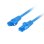 Cable de red Lanberg PCF6A-10CC-0050-B Cat6a S/FTP 0,5m Azul RJ-45 a RJ-45