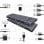 Hub Gembird 6 puertos USB-C 5Gbps modelo A-CM-COMBO10-01 Extras HDMI 4K, LAN Gigabit, SD, carga 87W