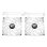 Thermaltake CT120 Reverse ARGB Ventoinha 120mm 500-2000 RPM Branca