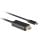 Cable Lanberg CA-CMDP-10CU-0010-BK 1m USB-C a DisplayPort 4K Macho-Macho Negro