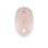 Maus NATEC Harrier 2 kabellos Bluetooth 1600 DPI rosa weiß