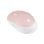 Maus NATEC Harrier 2 kabellos Bluetooth 1600 DPI rosa weiß