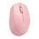 Souris NATEC STORK Ambidextre Bluetooth + USB Type-A 1600 DPI Rose
