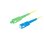 Lanberg FO-SASU-SS21-0010-YE Cabo de Fibra Óptica SC-SC 1m G.657.A1
