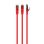 Cable de red Gembird PP6A-LSZHCU-R-2M Cat6a S/FTP 2m blindaje foil oro rojo LSZH