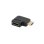 Adaptador HDMI Lanberg Angular Derecho Hembra a Macho AD-HDMI-06