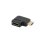 Adaptateur HDMI Lanberg AD-HDMI-06 Angulaire Femelle-Mâle Standard