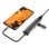 Hub USB NATEC Fowler Slim Tipo-C 5 Gbit/s Preto Cromo ABS Alumínio
