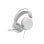 Auriculares Genesis con cable, micrófono, iluminación RGB y drivers 50mm en blanco