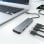 Hub AISENS A109-0763 4 Ports USB 3.2 Gen1 5Gbps Aluminium Gris 15cm