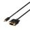 Kabel Konverter Mini DisplayPort zu VGA AISENS A125-0362 2m Schwarz Gold