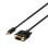 Kabel Konverter Mini DisplayPort zu VGA AISENS A125-0362 2m Schwarz Gold