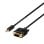 Adattatore video Aisens A125-0362 Mini DisplayPort VGA 2m Oro 24K Nero