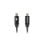 USB-C Kabel Lanberg CA-CMCM-40CU-0010-BK 1m Schwarz vergoldete Kontakte