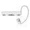 Sistema di Raffreddamento Liquido Hiditec LQ240 ARGB PWM Bianco 240mm