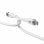 USB-C-Kabel HYPER HJ4002WHGL 2m USB 2.0 0,48 Gbit/s Weiß USB-C-Kabel HYPER HJ4002WHGL 2m USB 2.0 0,48 Gbit/s Weiß