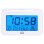 Reloj despertador digital Trevi SLD 3P50 blanco 12/24h LCD retroiluminado portátil