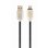 USB-A-auf-Lightning-Kabel Cablexpert CC-USB2R-AMLM-1M 1 m 2,1 A Schwarz