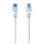 Cable de Red AISENS A135-0818 Cat.6 UTP AWG26 CCA 75cm Blanco 1000Mbps RJ45