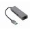 Adattatore di Rete USB-A Gembird A-AMU3-LAN-01 Gigabit 3 Porte USB 3.0 Carcassa Metallica