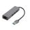 Adaptador de Rede Gigabit USB Gembird A-AMU3-LAN-01 Hub USB 3 portas