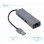 Adattatore di Rete USB-A Gembird A-AMU3-LAN-01 Gigabit 3 Porte USB 3.0 Carcassa Metallica