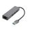 Adaptador USB Gembird A-AMU3-LAN-01 com Gigabit e 3 Portas USB 3.0