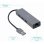 Adattatore di Rete USB-A Gembird A-AMU3-LAN-01 Gigabit 3 Porte USB 3.0 Carcassa Metallica