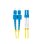 Cable de fibra óptica Lanberg FO-SULU-SD11-0050-YE 5m G.657.A1 SC a LC amarillo