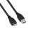 Cable AISENS A105-0044 USB 3.0 A Macho-Micro USB B Macho 2m 5Gbps 9W Apantallado Negro