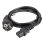 Cable de alimentación Lanberg CA-C13C-14CC-0018-BK 1.8m C13 acoplador CEE7/7 negro