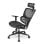 Silla de oficina Sharkoon OfficePal C30 Asiento tipo nido Respaldo de malla Negro