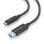 Cabo USB AISENS A157-0927 40 Metros USB-A para USB-C 10 Gbps Preto