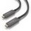 Cable USB-C Aisens AOC A157-0884 7.5m 10Gbps 60W 4K DisplayPort Activo Fibra+Cobre