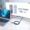 Cable USB-C Aisens AOC A157-0884 7.5m 10Gbps 60W 4K DisplayPort Activo Fibra+Cobre