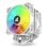 Refrigeração Ar Sharkoon Socket LGA1851 120mm A60 RGB 260W Espelho Infinito